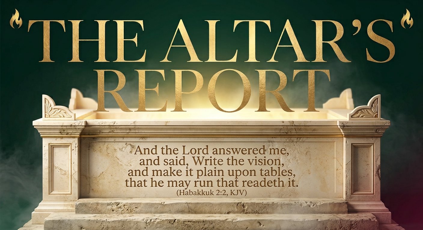 The Altars Report October 5787 Inaugural Edition digital magazine cover